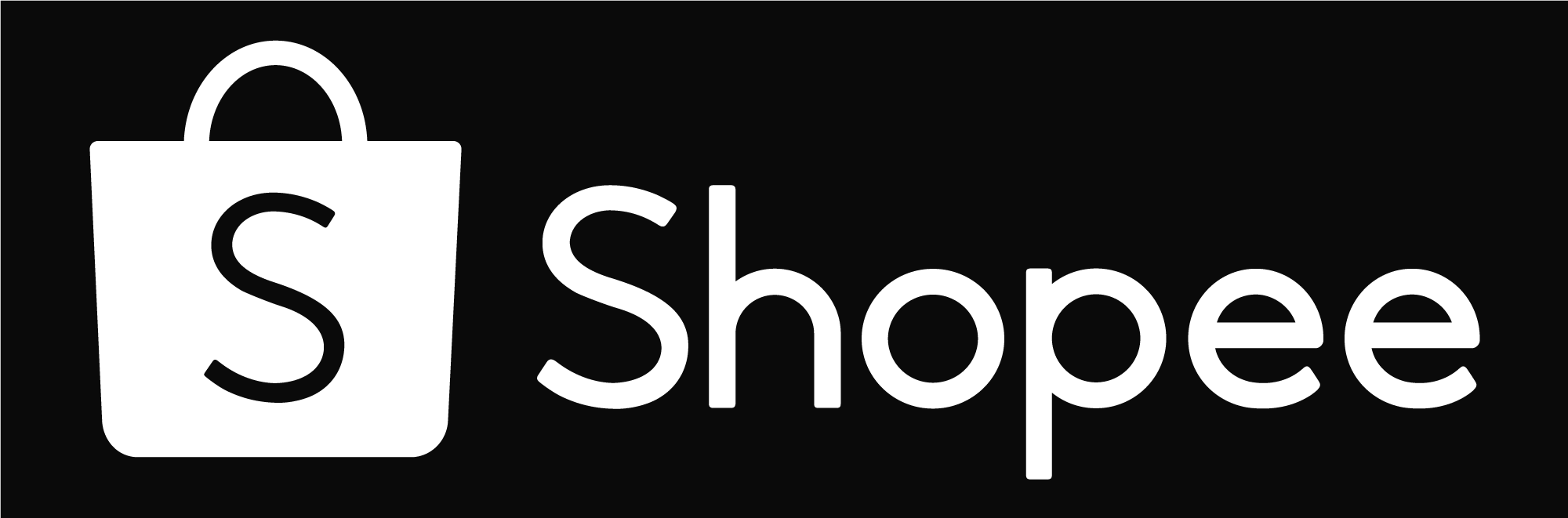 Shopee Logo Black and White
